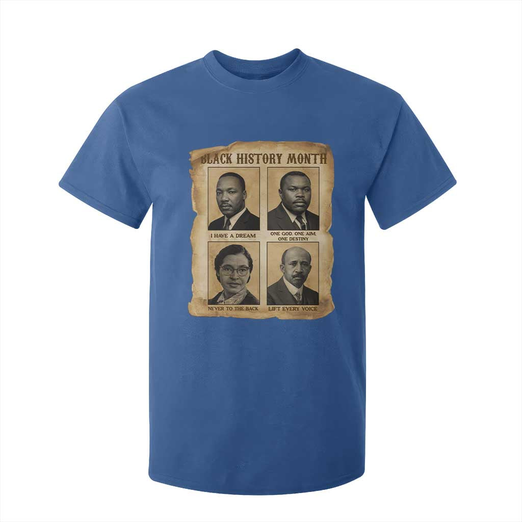 Vintage African American Heroes T Shirt For Kid Black Pride Inspiration - African Pride