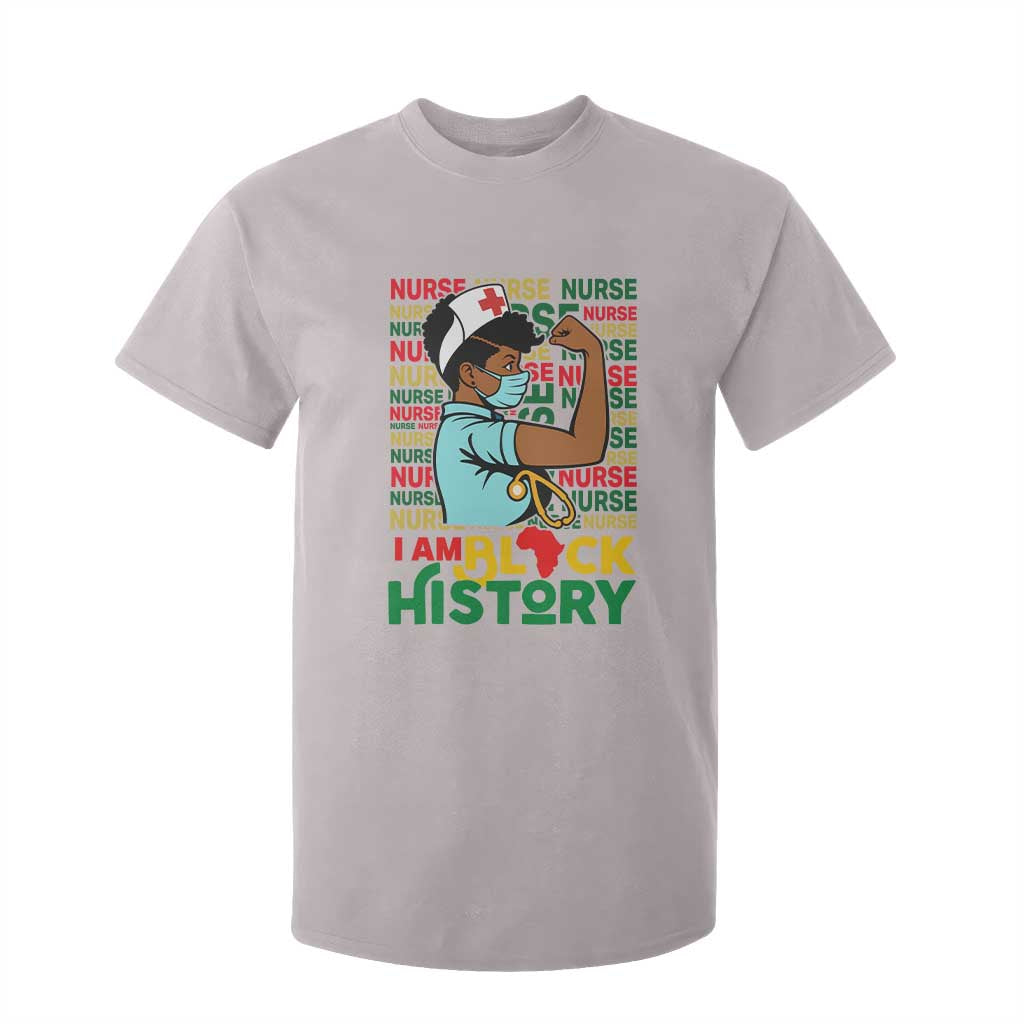 African American Nurse T Shirt For Kid I Am Black History Afro Strong Feminism - African Pride
