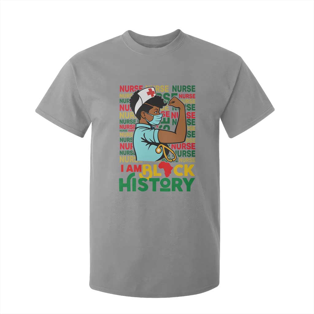 African American Nurse T Shirt For Kid I Am Black History Afro Strong Feminism - African Pride