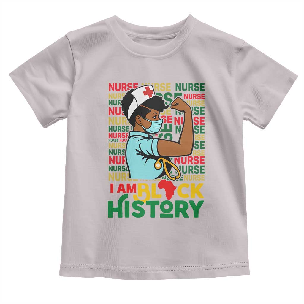 African American Nurse Toddler T Shirt I Am Black History Afro Strong Feminism - African Pride