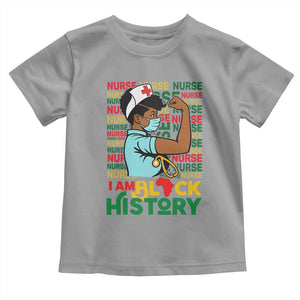 African American Nurse Toddler T Shirt I Am Black History Afro Strong Feminism - African Pride