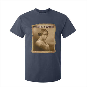 Madam CJ Walker T Shirt For Kid Female Empowerment History Gift - African Pride