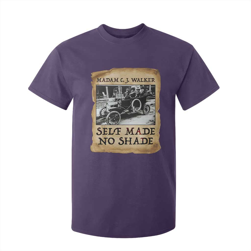 Madam CJ Walker Self Made Millionaire T Shirt For Kid Strong Black Woman Leader - African Pride