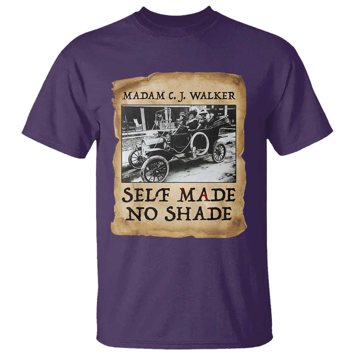 Madam CJ Walker Self Made Millionaire T Shirt Strong Black Woman Leader - African Pride