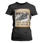 Madam CJ Walker Self Made Millionaire T Shirt For Women Strong Black Woman Leader - African Pride
