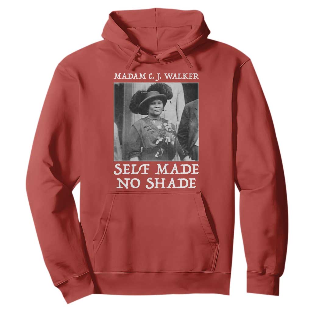 Madam CJ Walker Hoodie Self Made No Shade Female Empowerment - African Pride