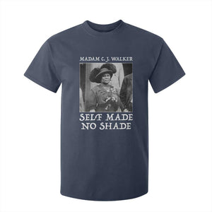 Madam CJ Walker T Shirt For Kid Self Made No Shade Female Empowerment - African Pride