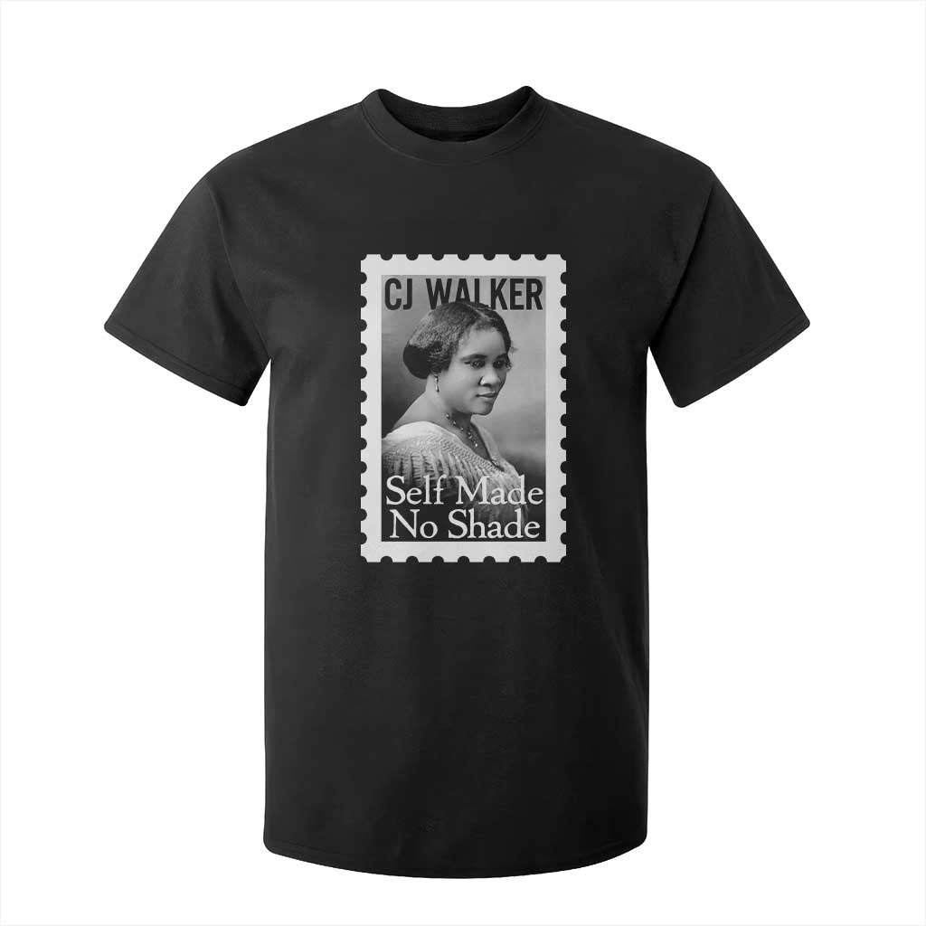 Madam CJ Walker T Shirt For Kid Strong Black Woman Leader - African Pride