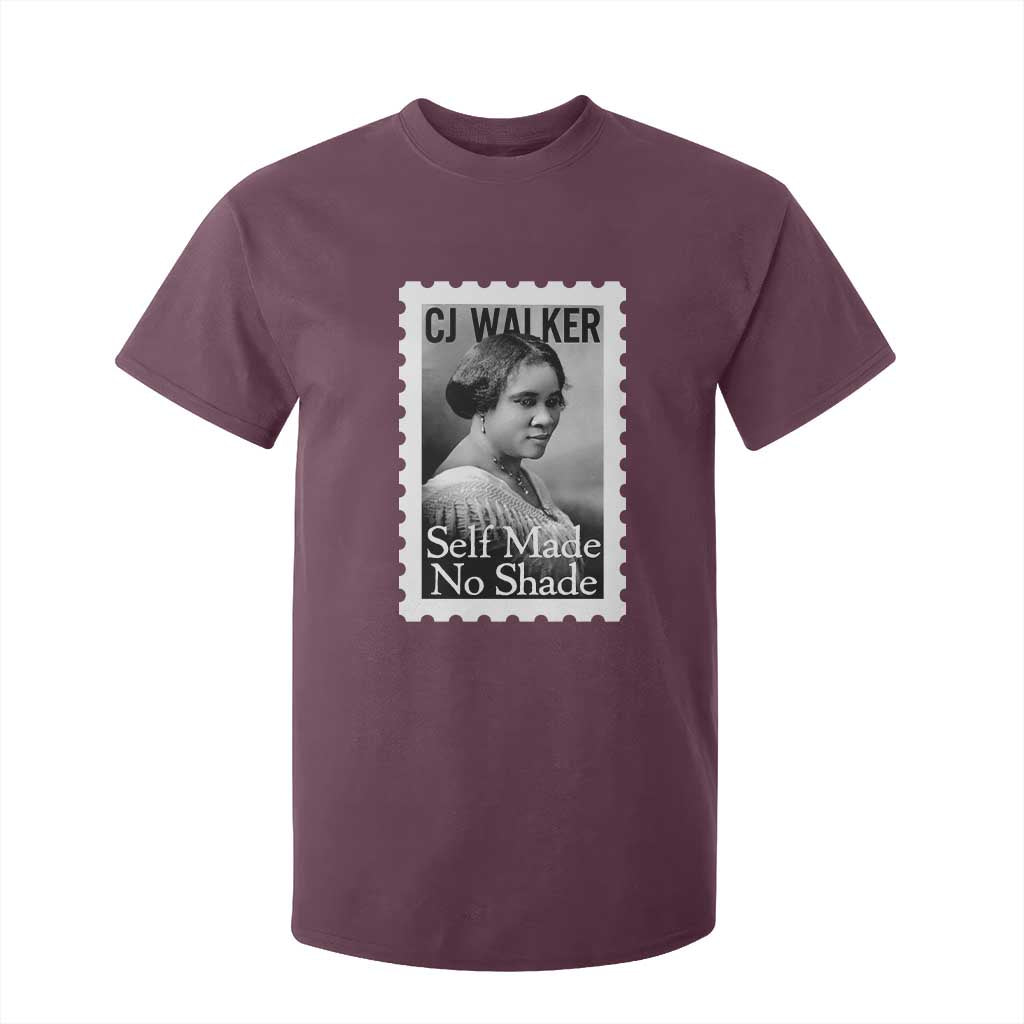 Madam CJ Walker T Shirt For Kid Strong Black Woman Leader - African Pride