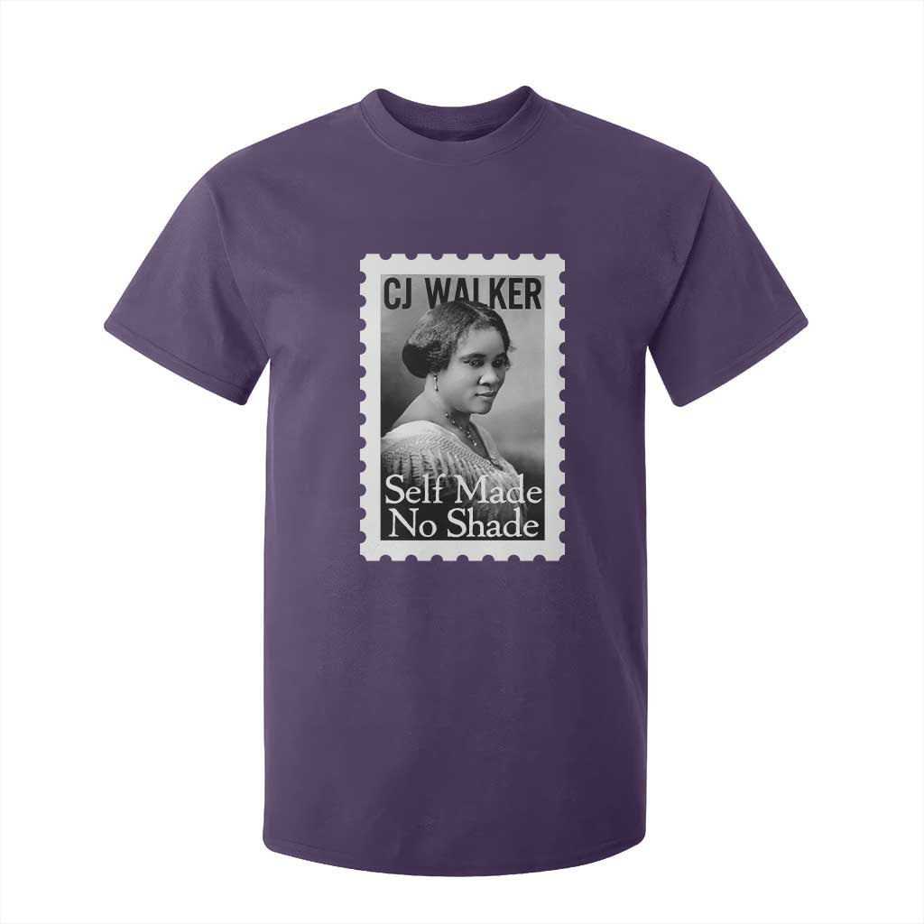 Madam CJ Walker T Shirt For Kid Strong Black Woman Leader - African Pride