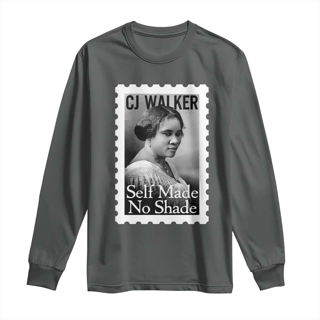 Madam CJ Walker Long Sleeve Shirt Strong Black Woman Leader - African Pride