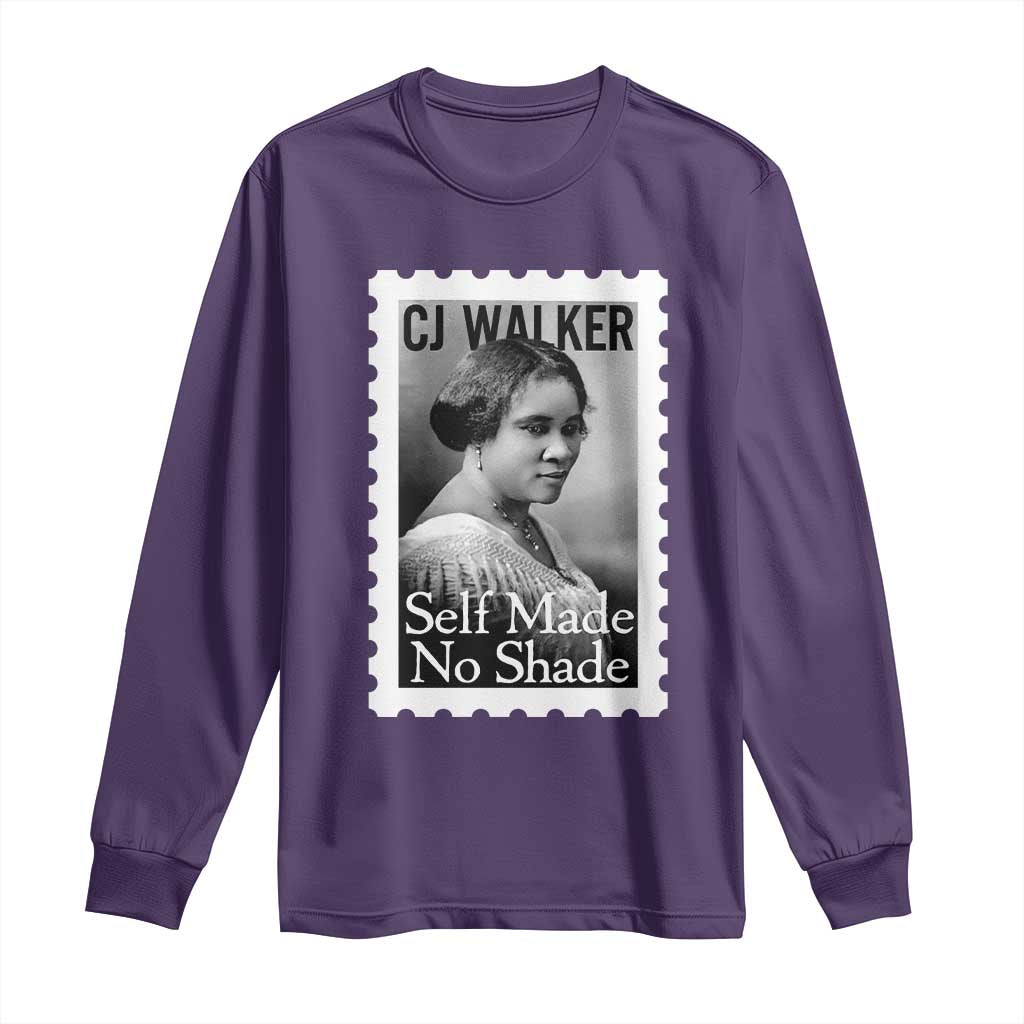 Madam CJ Walker Long Sleeve Shirt Strong Black Woman Leader - African Pride