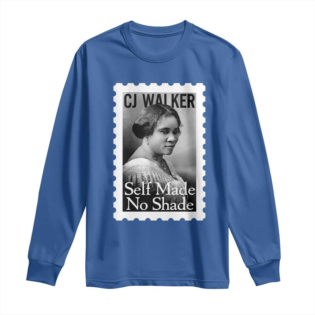 Madam CJ Walker Long Sleeve Shirt Strong Black Woman Leader - African Pride
