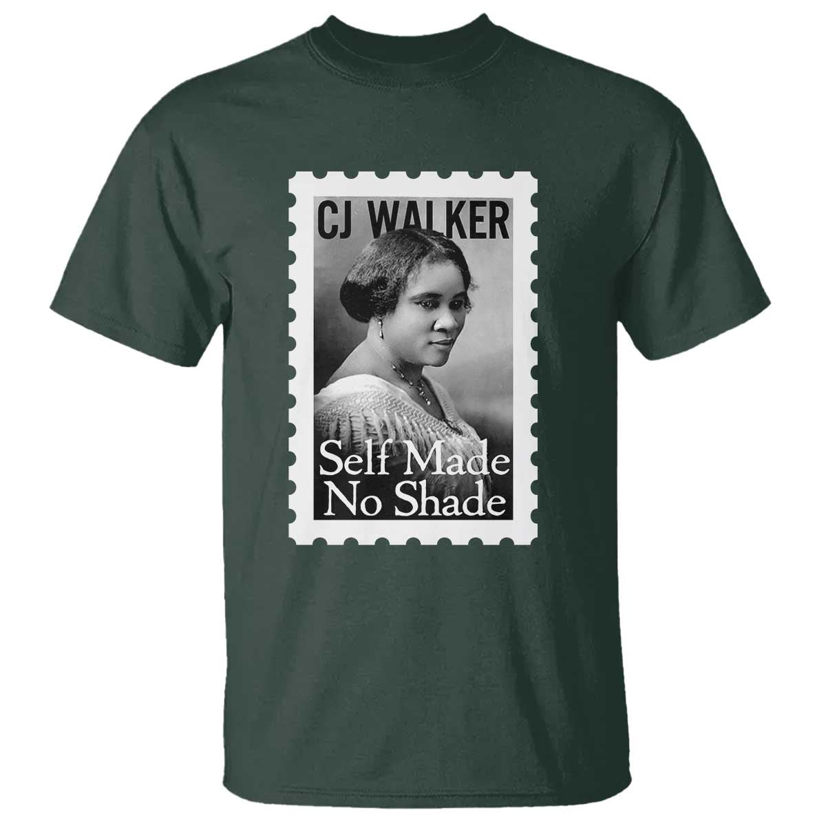Madam CJ Walker T Shirt Strong Black Woman Leader - African Pride