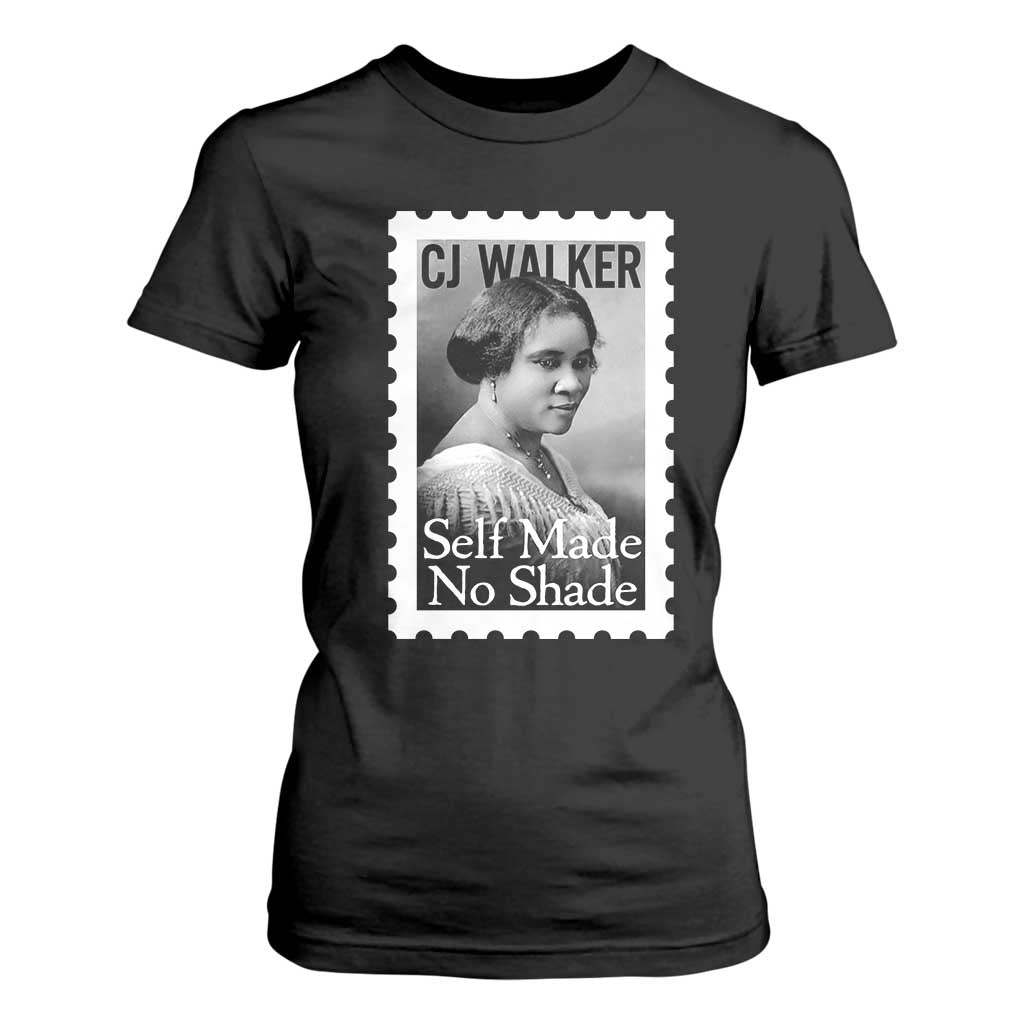 Madam CJ Walker T Shirt For Women Strong Black Woman Leader - African Pride