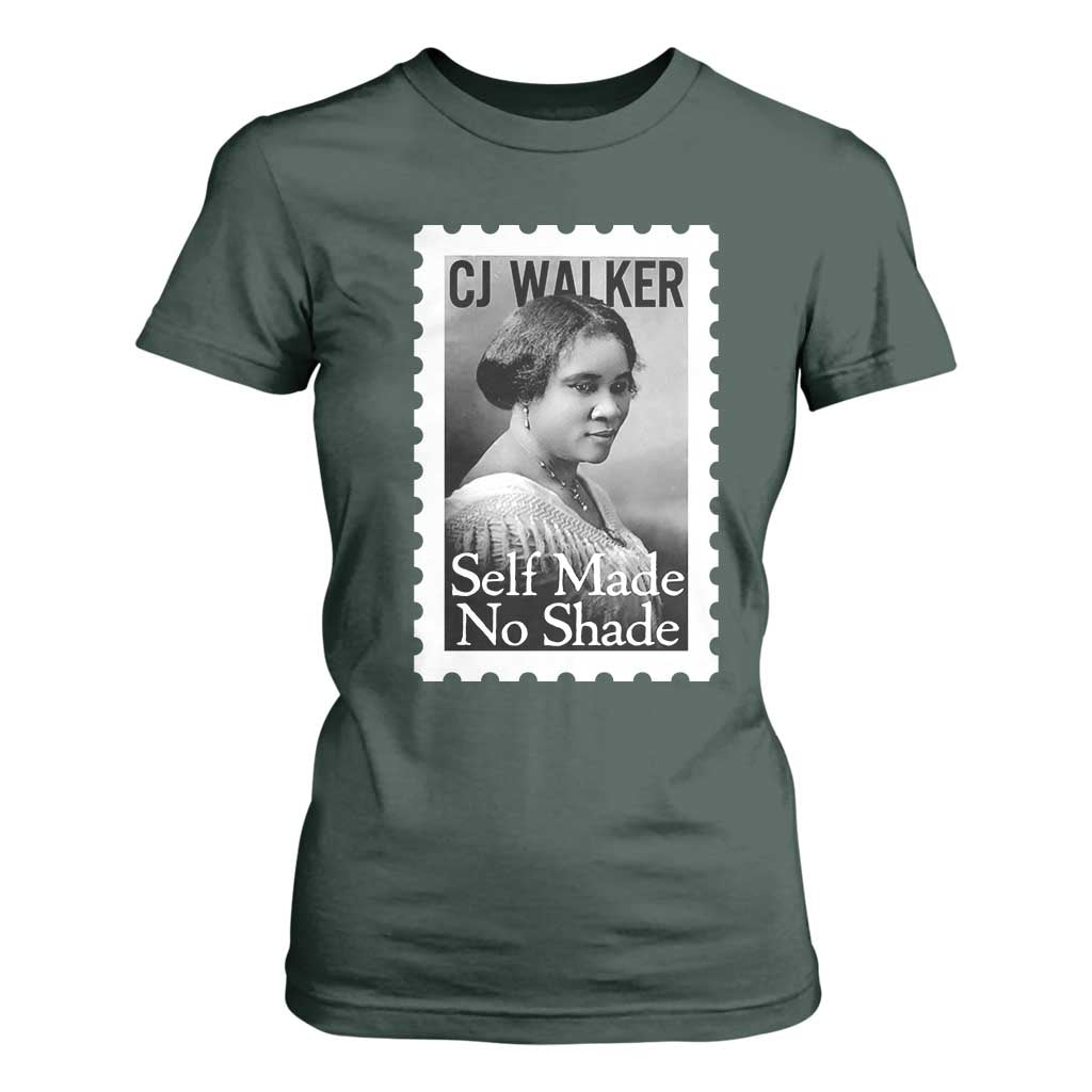 Madam CJ Walker T Shirt For Women Strong Black Woman Leader - African Pride