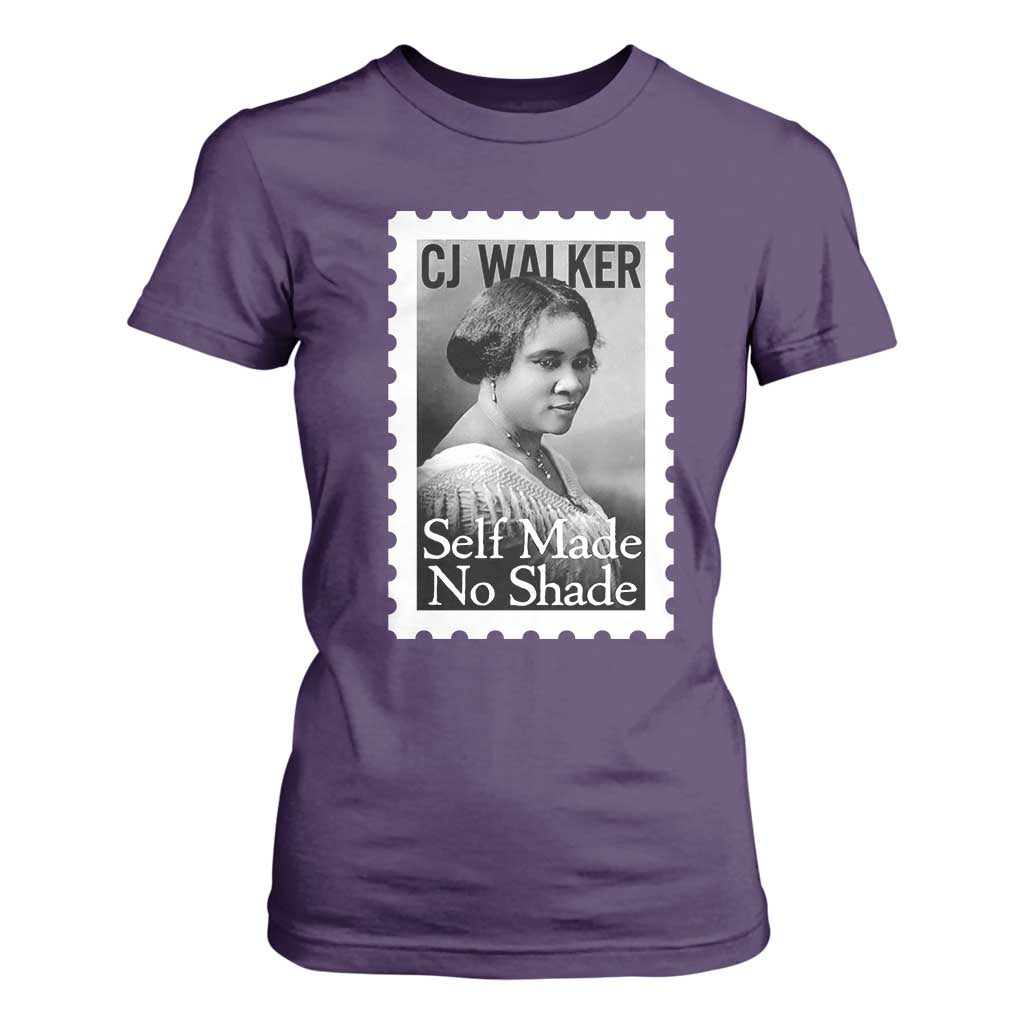 Madam CJ Walker T Shirt For Women Strong Black Woman Leader - African Pride