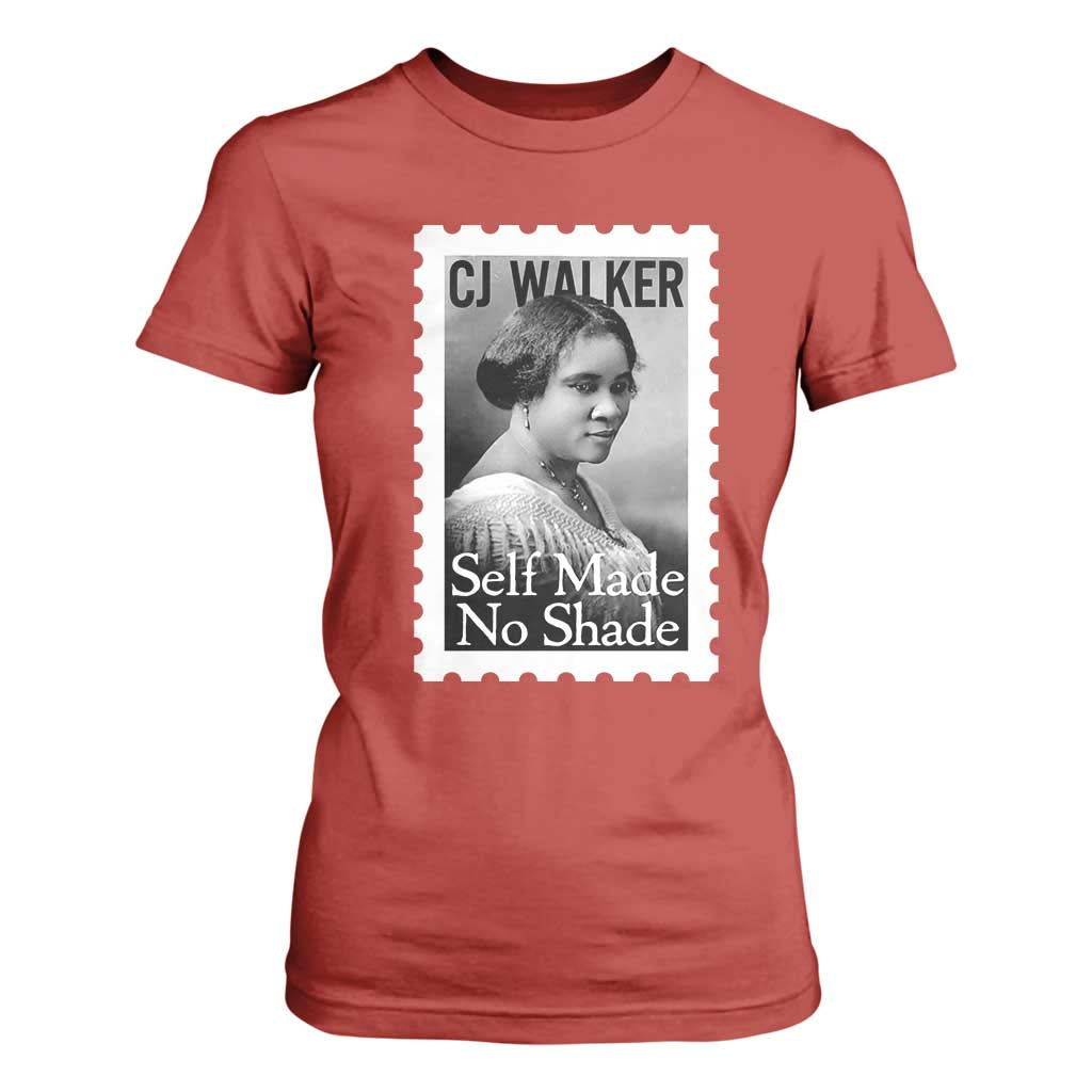 Madam CJ Walker T Shirt For Women Strong Black Woman Leader - African Pride