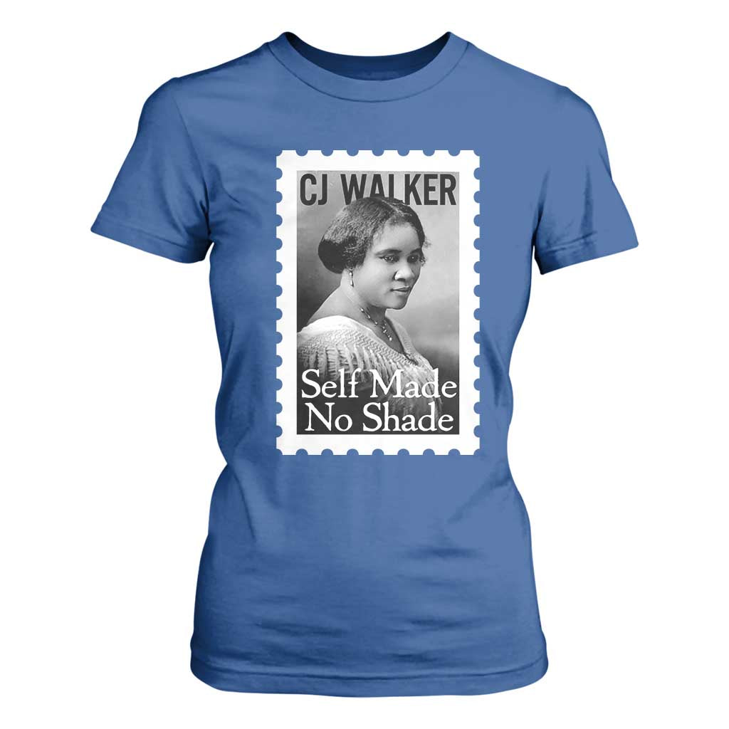 Madam CJ Walker T Shirt For Women Strong Black Woman Leader - African Pride