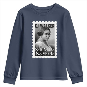 Madam CJ Walker Youth Sweatshirt Strong Black Woman Leader - African Pride