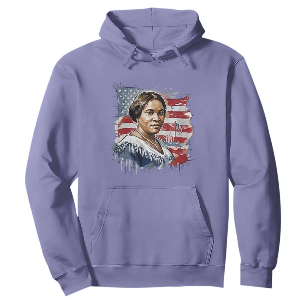 Madam CJ Walker Patriotic Hoodie Strong Black Woman Leader - African Pride