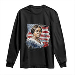 Madam CJ Walker Patriotic Long Sleeve Shirt Strong Black Woman Leader - African Pride