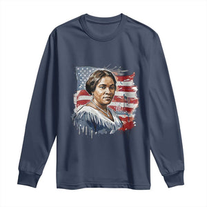 Madam CJ Walker Patriotic Long Sleeve Shirt Strong Black Woman Leader - African Pride