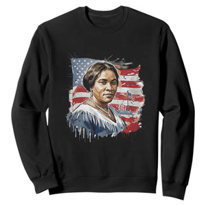 Madam CJ Walker Patriotic Sweatshirt Strong Black Woman Leader - African Pride