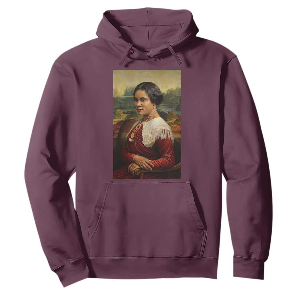 Madam CJ Walker Mona Lisa Hoodie Black History Month Gift - African Pride