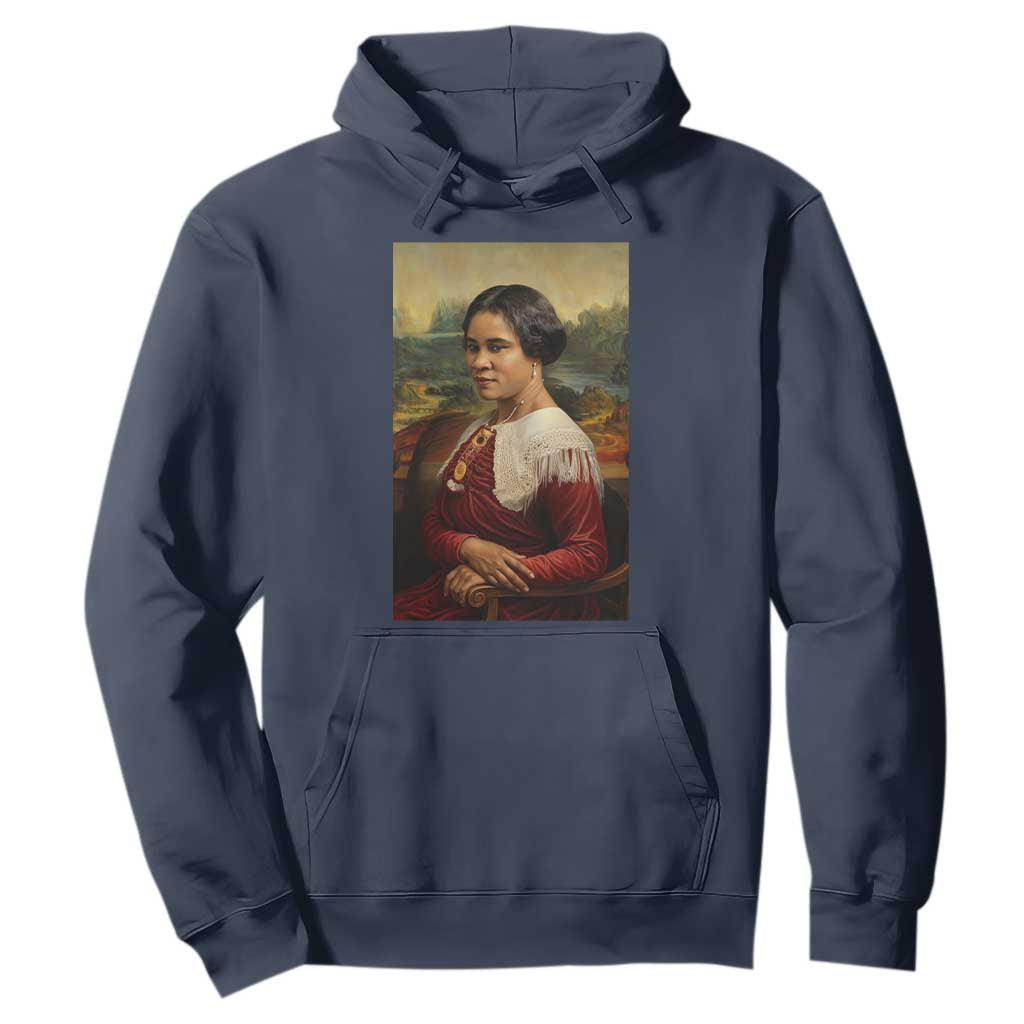 Madam CJ Walker Mona Lisa Hoodie Black History Month Gift - African Pride