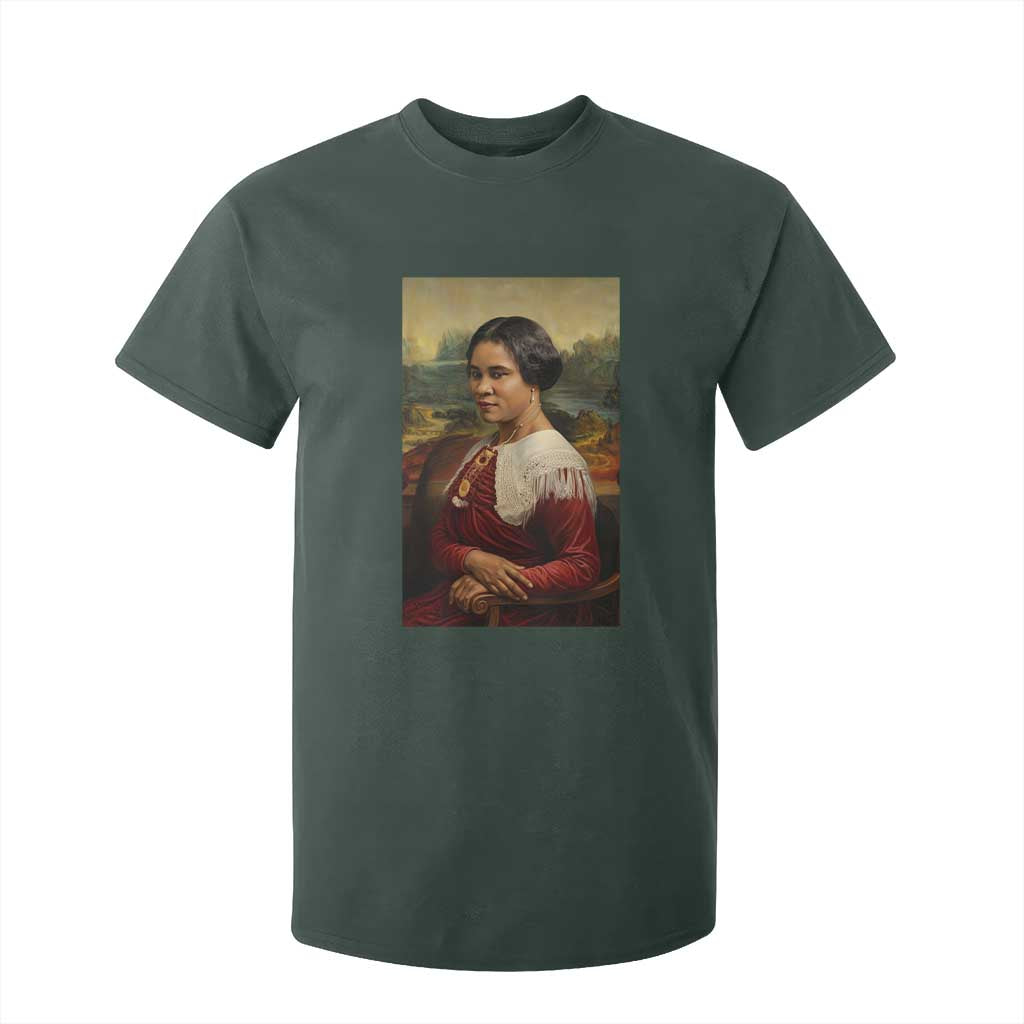 Madam CJ Walker Mona Lisa T Shirt For Kid Black History Month Gift - African Pride