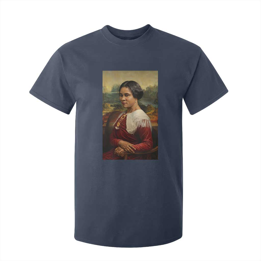 Madam CJ Walker Mona Lisa T Shirt For Kid Black History Month Gift - African Pride