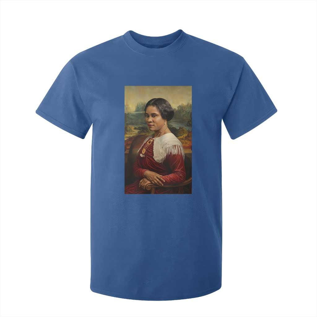Madam CJ Walker Mona Lisa T Shirt For Kid Black History Month Gift - African Pride