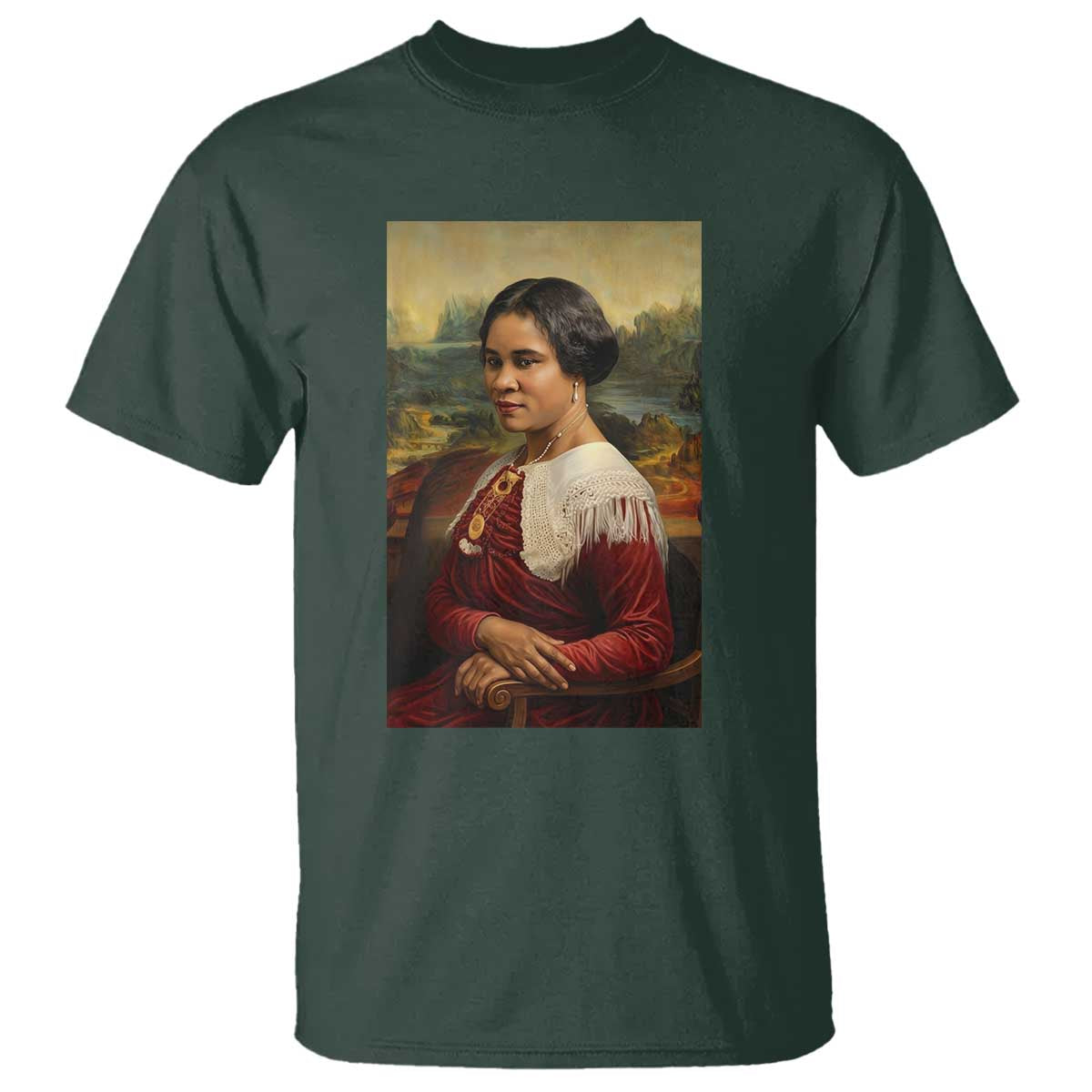 Madam CJ Walker Mona Lisa T Shirt Black History Month Gift - African Pride