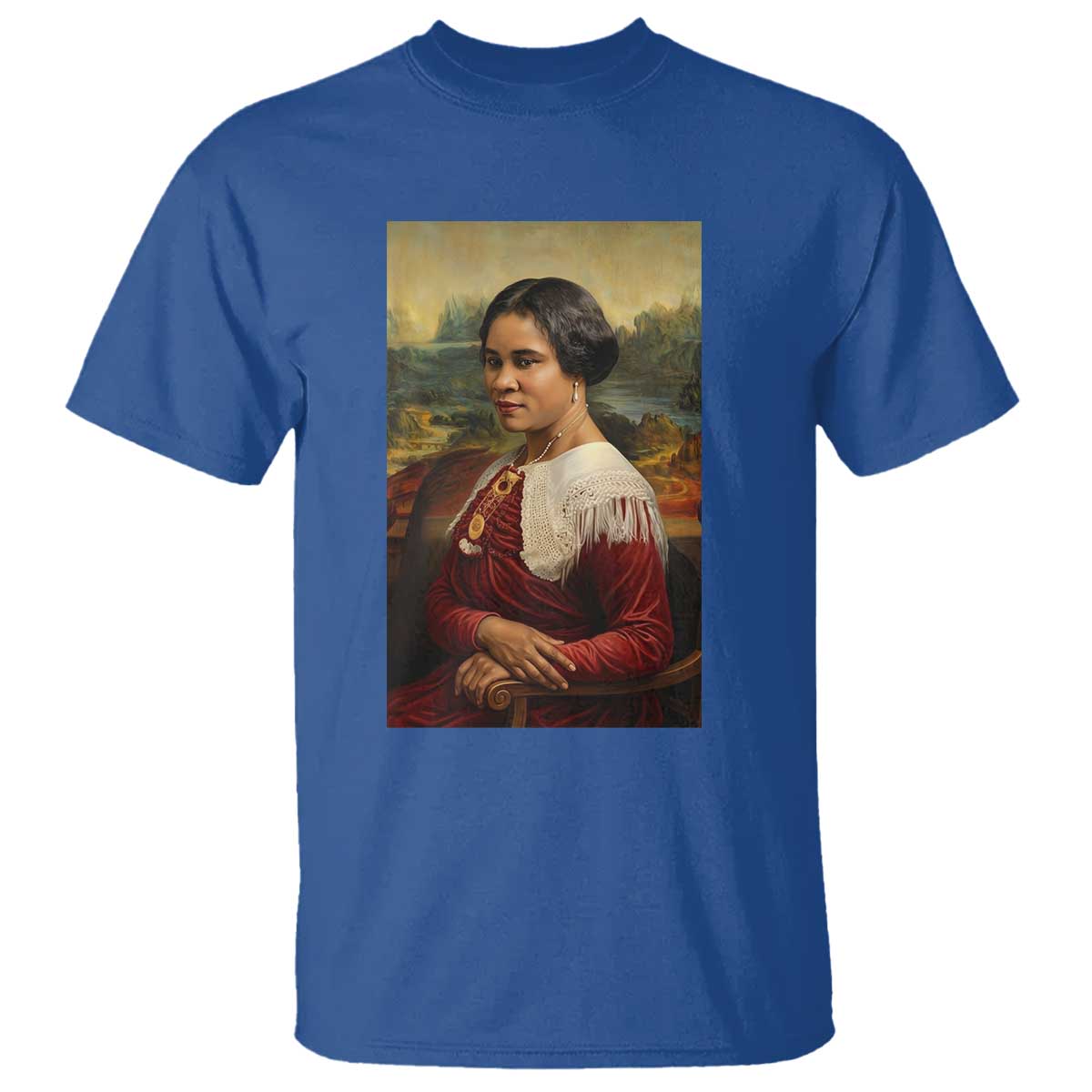 Madam CJ Walker Mona Lisa T Shirt Black History Month Gift - African Pride