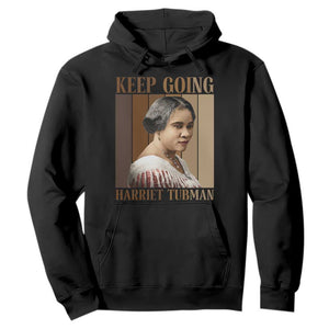 Madam CJ Walker Keep Going Retro Poster Hoodie Black History Month Gift