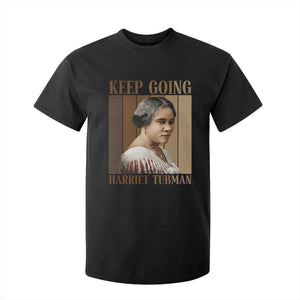 Madam CJ Walker Keep Going Retro Poster T Shirt For Kid Black History Month Gift