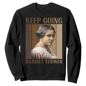Madam CJ Walker Keep Going Retro Poster Sweatshirt Black History Month Gift