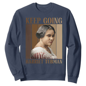 Madam CJ Walker Keep Going Retro Poster Sweatshirt Black History Month Gift