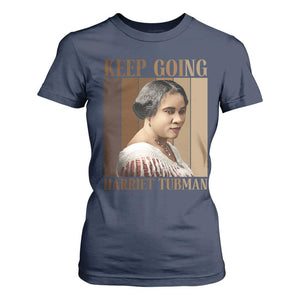 Madam CJ Walker Keep Going Retro Poster T Shirt For Women Black History Month Gift