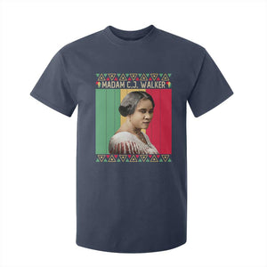 Madam CJ Walker Retro Sunset T Shirt For Kid Strong Black Woman Leader