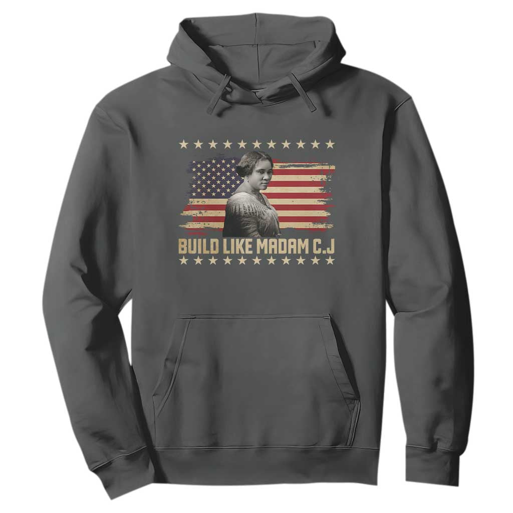 Build Like Madam CJ Walker Hoodie Black History Month Gift