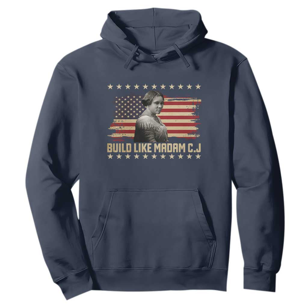 Build Like Madam CJ Walker Hoodie Black History Month Gift