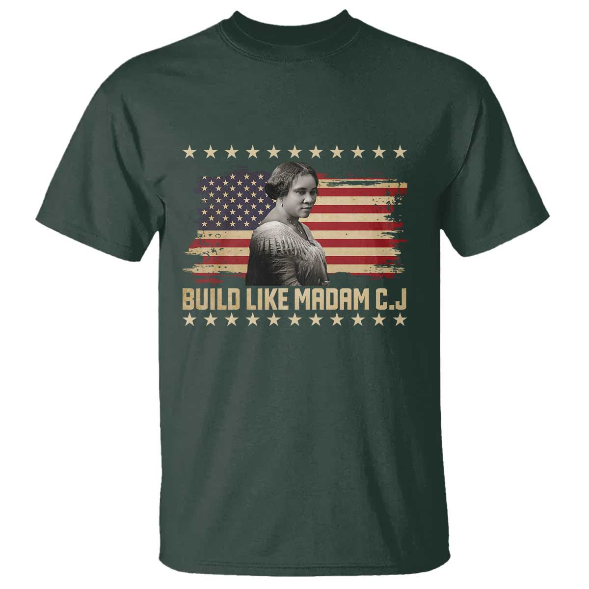 Build Like Madam CJ Walker T Shirt Black History Month Gift