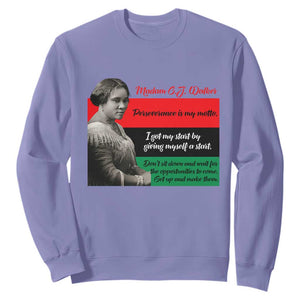Madam CJ Walker Sweatshirt Women Empowerment Inspirational Quote