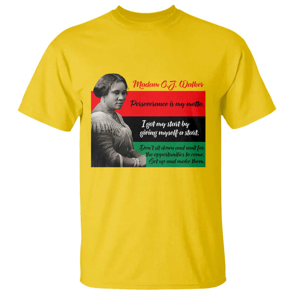 Madam CJ Walker T Shirt Women Empowerment Inspirational Quote