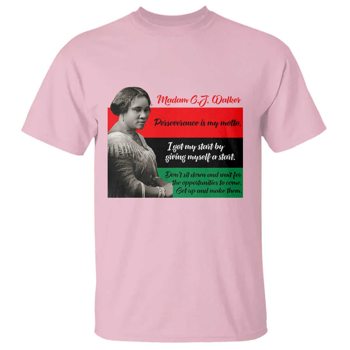 Madam CJ Walker T Shirt Women Empowerment Inspirational Quote