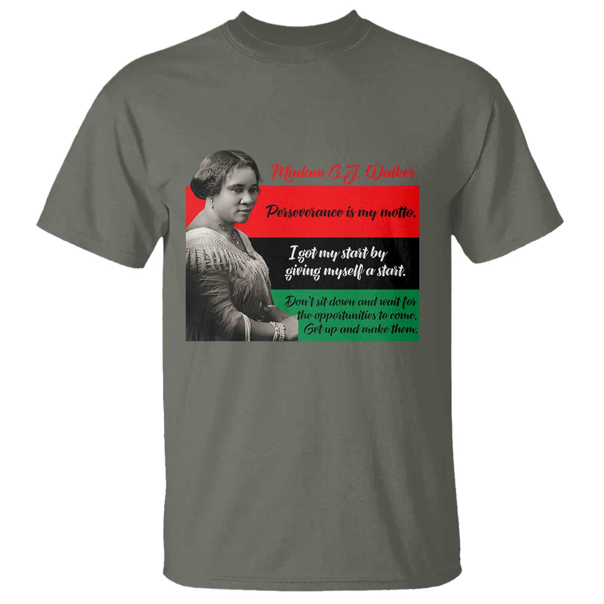 Madam CJ Walker T Shirt Women Empowerment Inspirational Quote