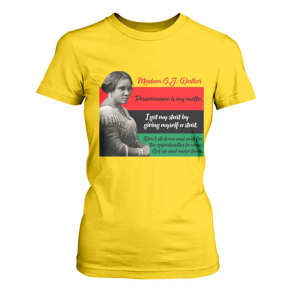 Madam CJ Walker T Shirt For Women Women Empowerment Inspirational Quote