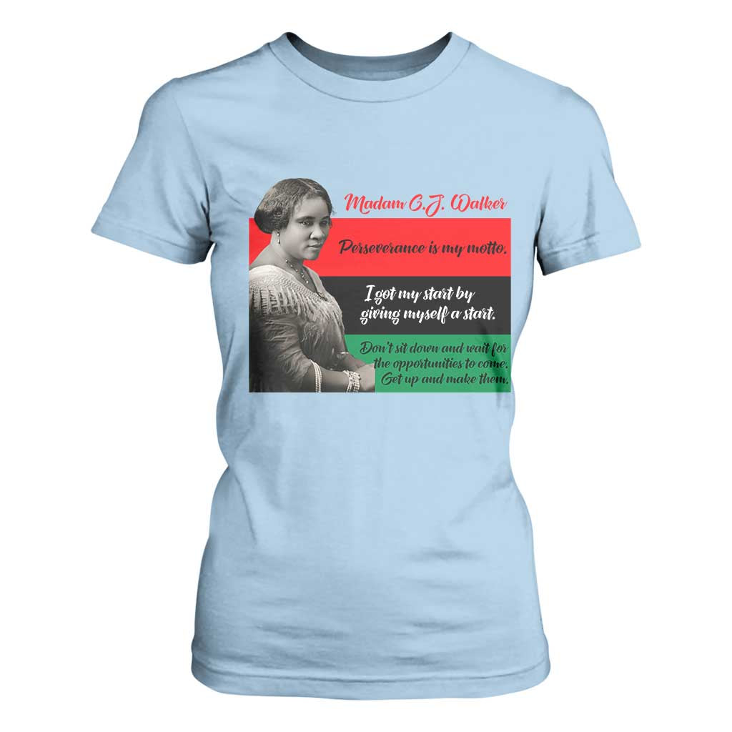 Madam CJ Walker T Shirt For Women Women Empowerment Inspirational Quote